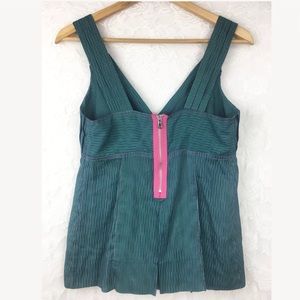 Marc by Marc Jacobs Tuquoise Pink Tank Silk Blend